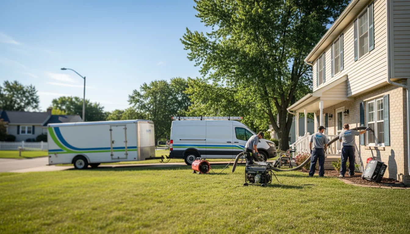Flooded Basement Restoration And Cleanup With Repair in Lincolnville, KS near me